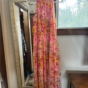 Taylor Pink Floral Dress